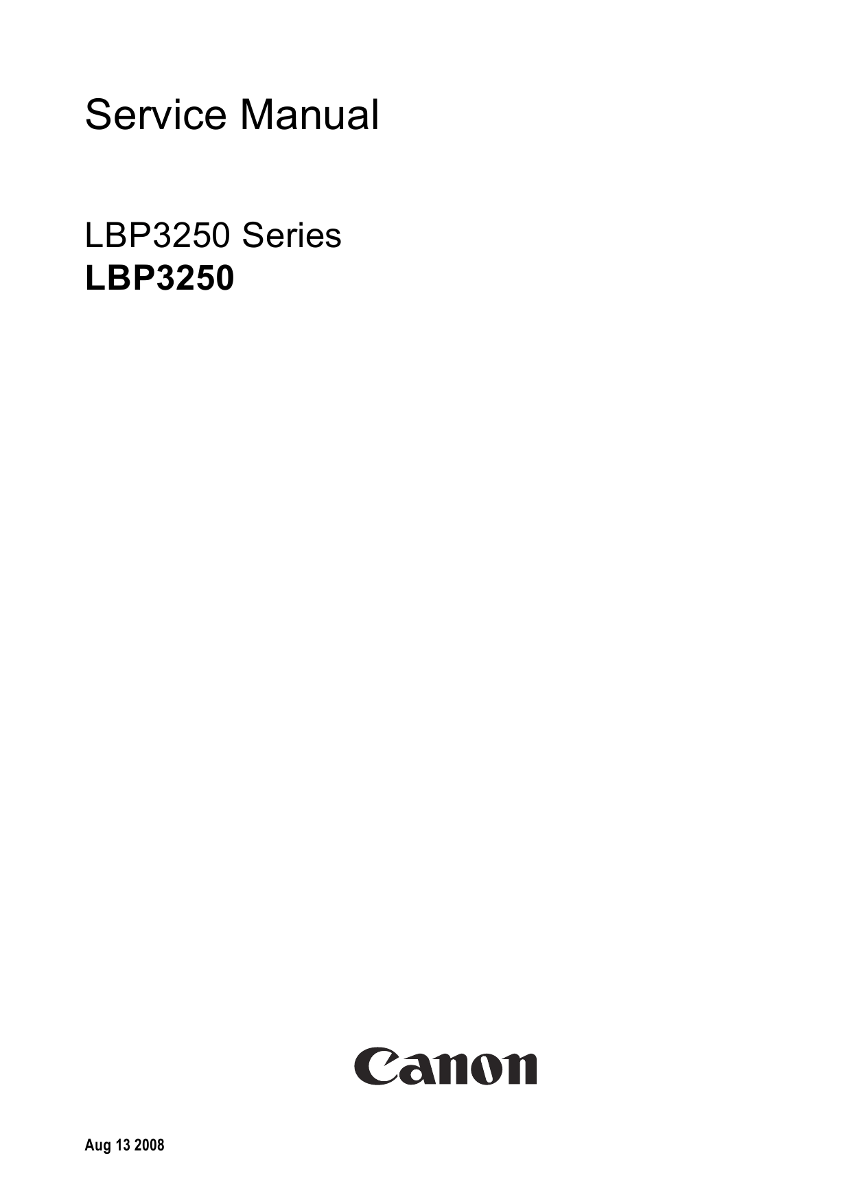 Canon imageCLASS LBP-3250 Service Manual-1